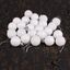 White Shatterproof Plastic Christmas Ball Ornaments Set