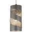 Flow Intrigue Steel Mini-Pendant with Incandescent Light