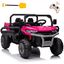 Pink 24V Kids Ride-On Truck with Remote Control and Electric Dump Bed