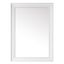 Natural Walnut 40"x29" Transitional Rectangular Wood Mirror