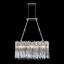 Matrix Rainy Night Black Steel Linear Pendant Light