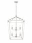 Elegant Satin Nickel 8-Light Pendant for Refined Interiors