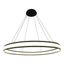 Forster Black and White LED Drum Chandelier