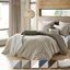 Khaki Driftwood Reversible Microfiber King/Cal King Duvet Cover Set