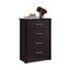 Sleek Chocolate 4-Drawer Chest with Soft Close and Roller Mechanism