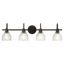 Transitional 33'' Distressed Bronze Wall Mounted Ambient Light Fixture