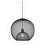 Gibraltar Black Globe Pendant Light with Mesh Shade