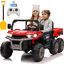 24V Red Kids Ride-On UTV with Remote Control and Dump Bed