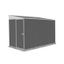 Durango 5' x 10' Gray Galvanized Steel Metal Shed Kit