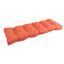 Tangerine Dream 51-inch Tufted Microsuede Bench Cushion