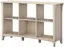 Antique White Adjustable 6-Cube Organizer Bookcase