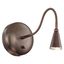 Bronze 10" LED Gooseneck Outdoor Wall Sconce