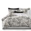 Twin Black and Ivory Cotton Toile Duvet Cover Set