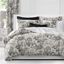 Black and White Twin Size Toile Coverlet and Pillow Sham Set