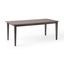 Contemporary Handcrafted Gray Wood Rectangular Dining Table for Eight