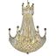 Gold Empire-Style Chandelier with Royal Cut Crystals