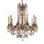 Rosalia 10-Light French Gold Chandelier with Clear Royal Cut Crystals