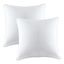 White Hypoallergenic Down Alternative 18x18 Throw Pillow Inserts, Set of 2