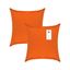 Burning Orange 22" Waterproof Outdoor Pillow Covers Set