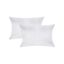 White Velvet Hypoallergenic Down Alternative Throw Pillow Set, 12x20 Inches