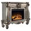 Versailles Antique Platinum 47" Electric Fireplace with Safety Technology