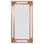 Monte Carlo Gold Rectangular Wood Vertical Mirror