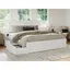 Canyon White King Wood Platform Bed with Storage Drawers