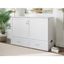 Murphy Full/Double White Wood Frame Upholstered Bed with Storage Drawer