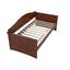 Nantucket Twin Walnut Wood Daybed with Slats