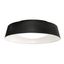 Duncan 20" LED Energy Star Flush Mount in Black and White