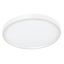 White 12-Inch Round LED Flush Mount Ceiling Light