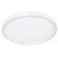 Satin Nickel 8" Round LED Flush Mount with Frosted Acrylic Shade