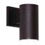 Everly Black Aluminum Dimmable Outdoor LED Wall Sconce