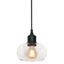 Laney 6.8'' Mini Globe Pendant Light in Satin Nickel and Black