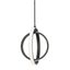 Contemporary Mini 9'' Black Aluminum LED Pendant Light