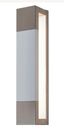 Satin Nickel 13.5'' Direct Wired Outdoor LED Wall Sconce