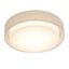 Sanibel 16" White LED Flush Mount Drum Light