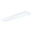 Modern 48" White Glass LED Wrap Flush Mount Ceiling Light