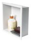 Matte White 12" x 12" Stainless Steel Shower Niche