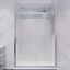 Halberd Brushed Nickel 48" x 72" Framed Shower Door