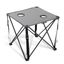 Grey Heavy-Duty Portable Camping Folding Table with Cup Holders