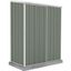 Pale Eucalypt 5' x 3' Metal Storage Shed with Sliding Door