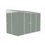 Durango 10' x 5' Pale Eucalypt Galvanized Steel Bike Shed