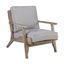 Gray Wood Frame Lawson Accent Chair