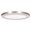 Slimline 9" Brushed Steel LED Indoor/Outdoor Flush Mount