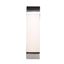 West End Brushed Steel Dimmable LED Vanity Light