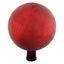 Red 6-Inch Crackle Glass Gazing Globe Ball