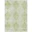 Mint Geometric Pattern Machine Washable Area Rug 3' x 5'