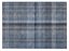 Blue Plaid Machine Washable Indoor Outdoor Rug