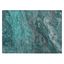 Teal Abstract Flat Woven Synthetic Washable Rug 1'8" x 2'6"